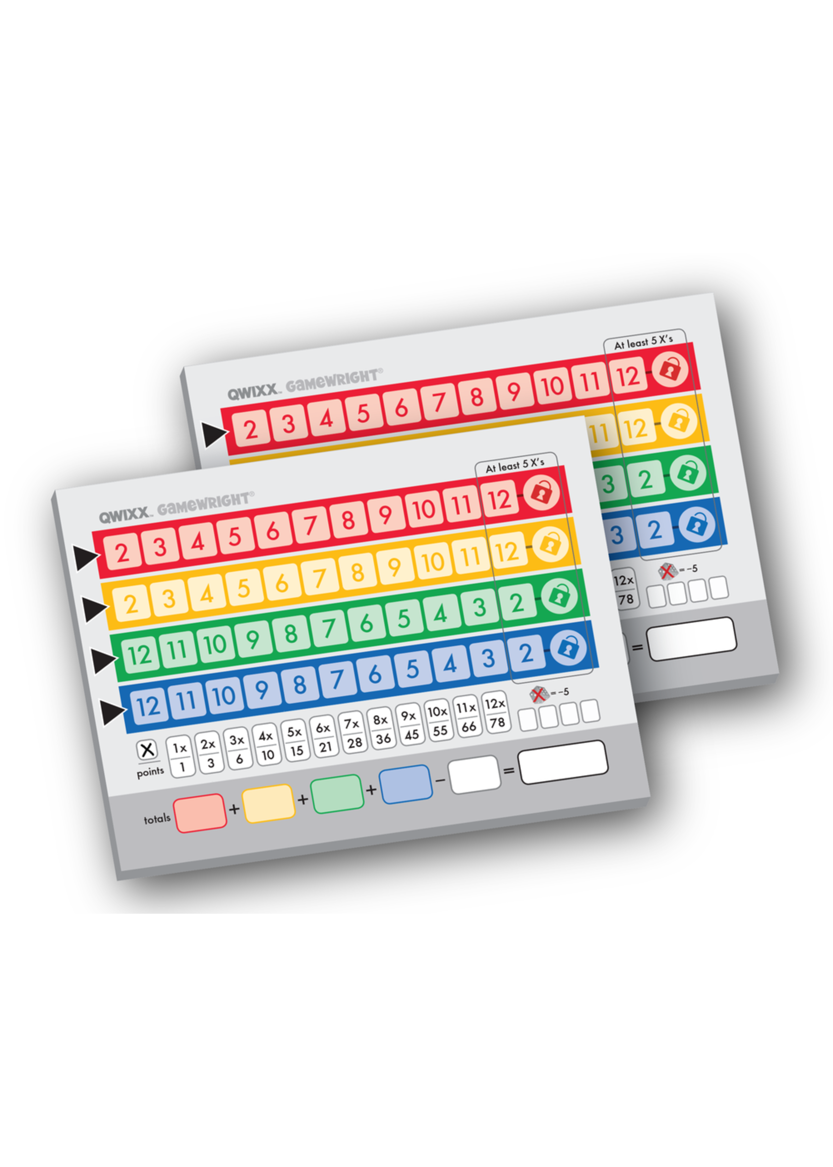 Gamewright Qwixx Replacement Score Pads