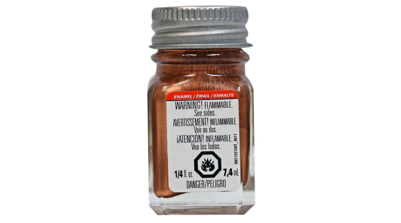 1151 Copper Metallic Enamel Paint 1/4 oz by Testors