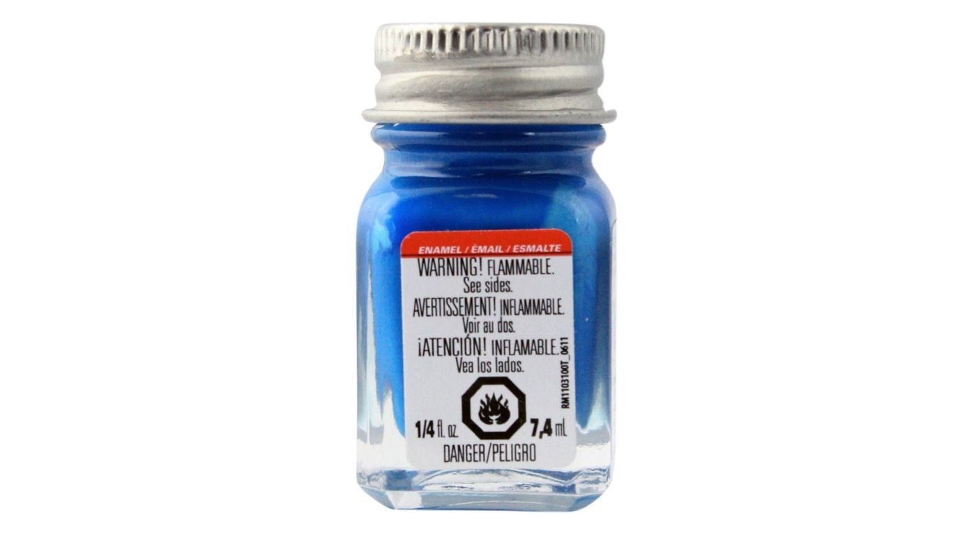 1110 Bright Blue Gloss Enamel Paint 1/4 oz by Testors