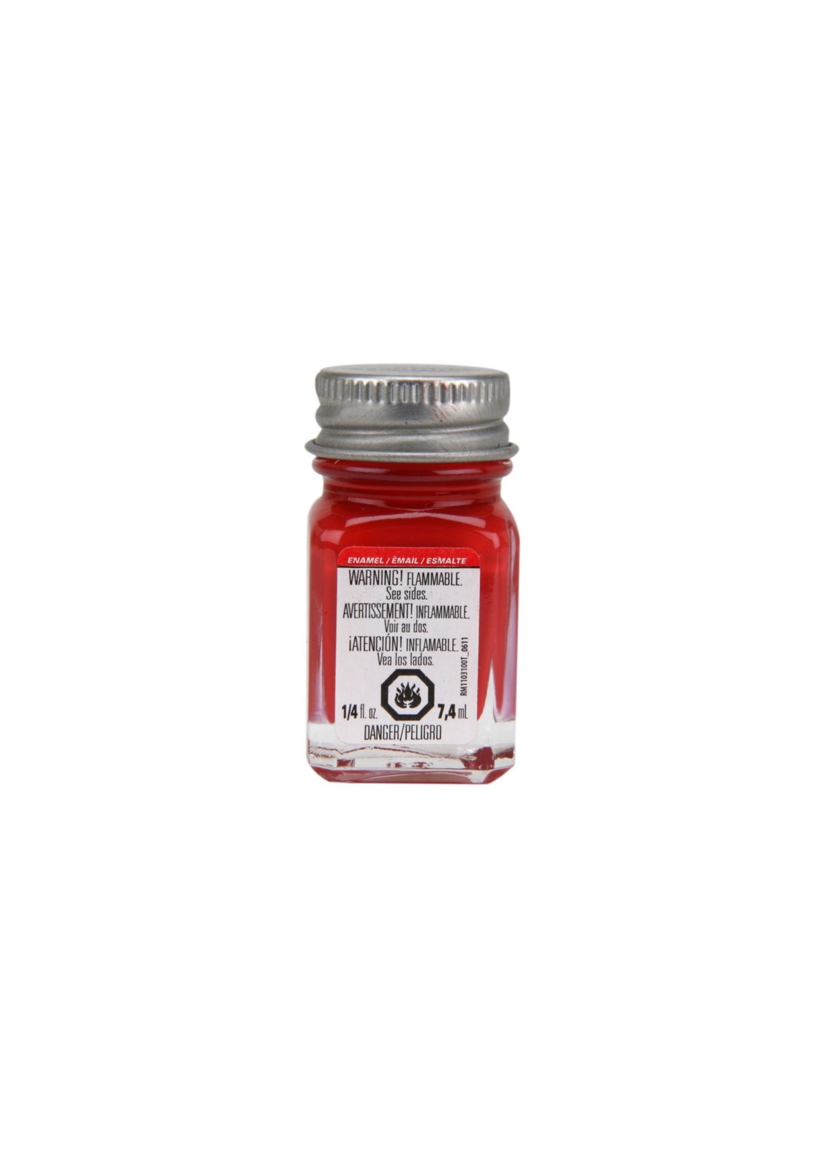 Testors 1197TT - Enamel 1/4 oz - Cherry Flat