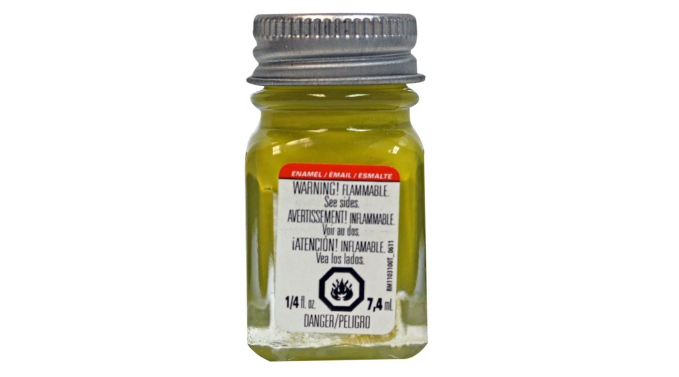 1184 Zinc Chromate Flat Enamel Paint 1/4 oz by Testors