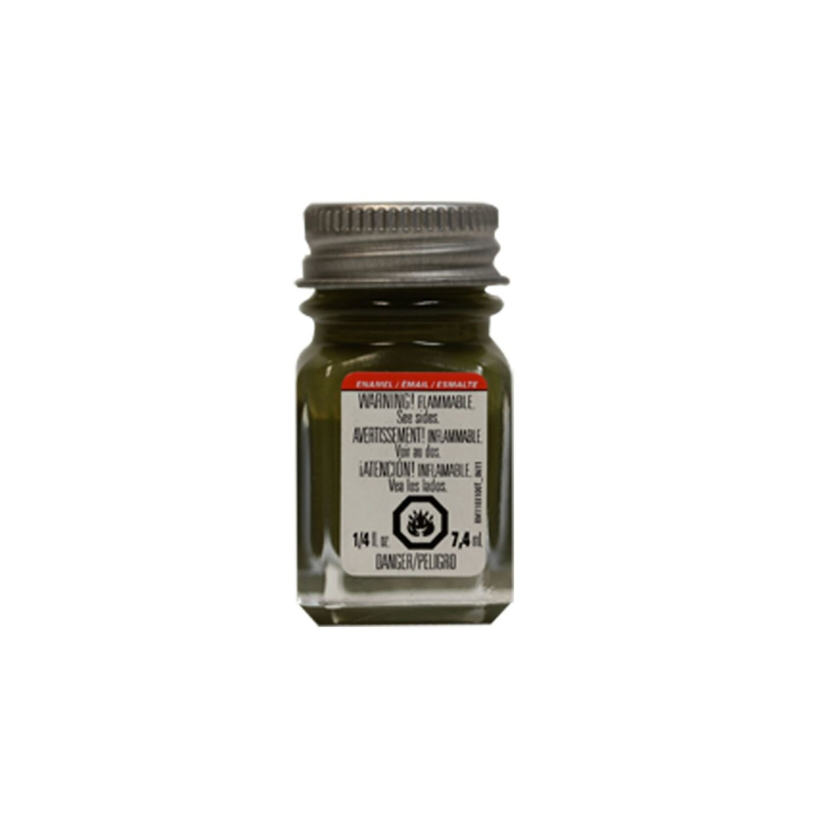 Testors 1165TT - Enamel 1/4 oz - Flat Army Olive