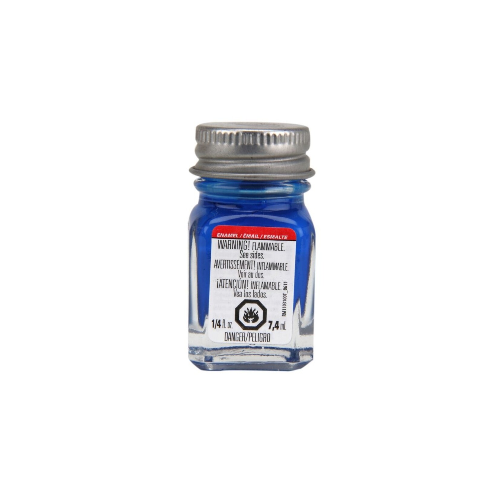 Testors 1176TT - Enamel 1/4 oz - Blue Fluorescent