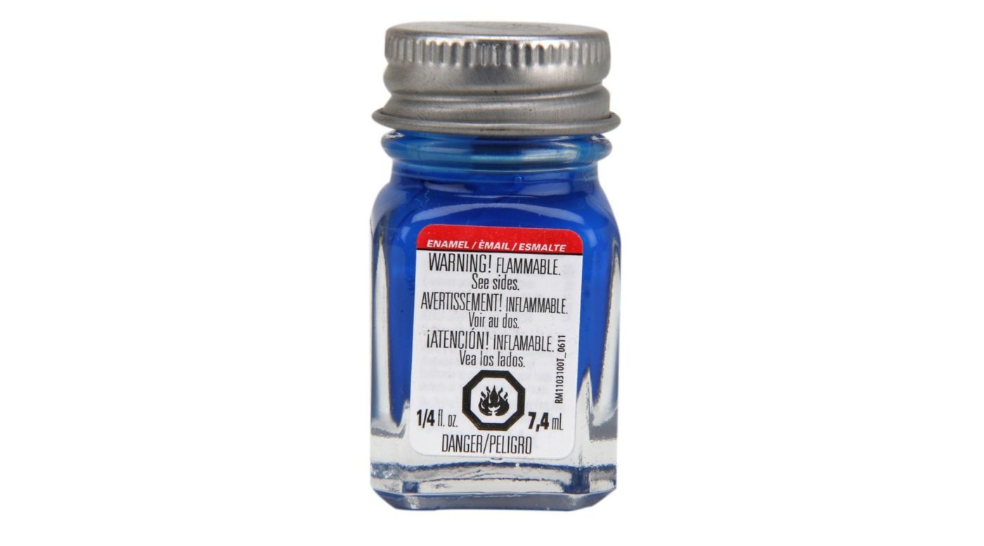 1176 Neon Blue Enamel Paint 1/4 oz by Testors