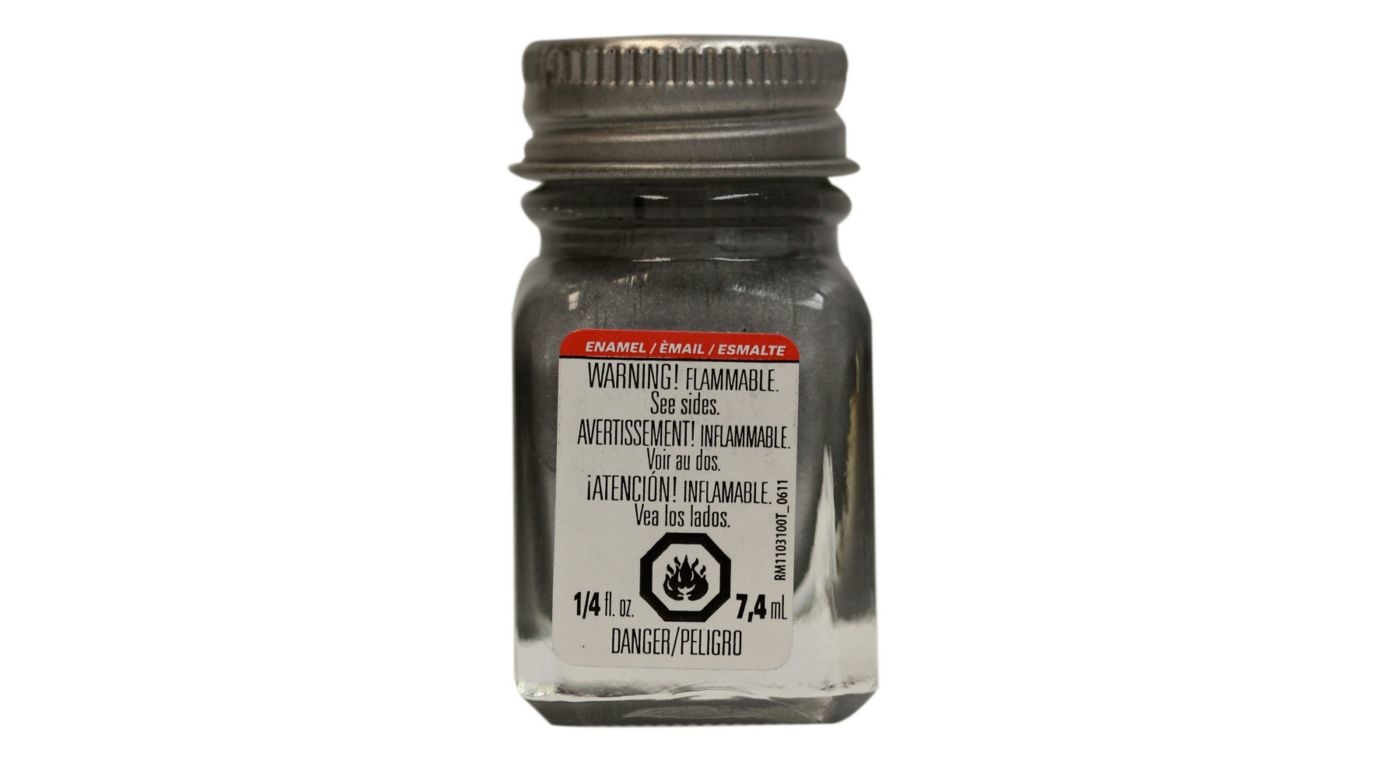 1181 Aluminum Flat Enamel Paint 1/4 oz by Testors