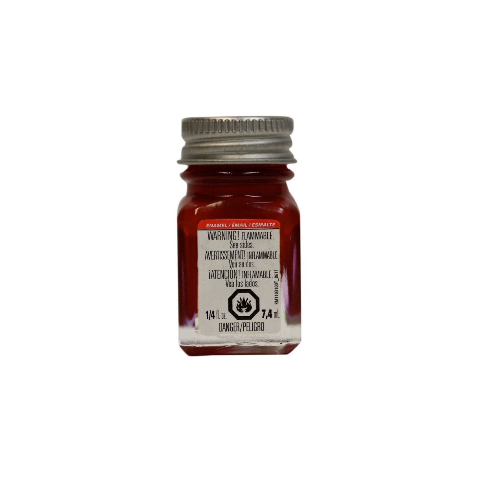 Testors 1104TT - Enamel 1/4 oz - Dark Red