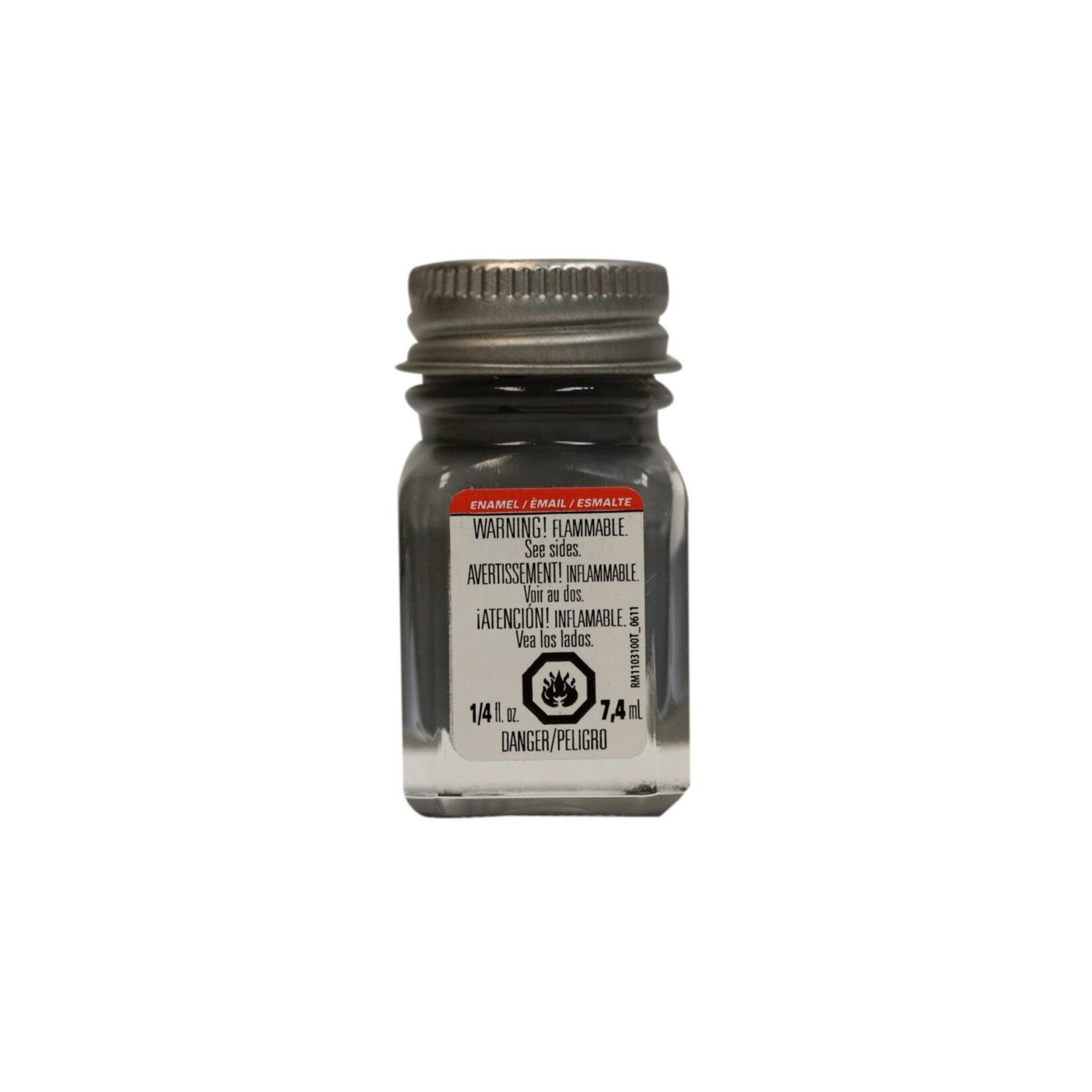 Testors 1163TT - Enamel 1/4 oz - Flat Battle Gray