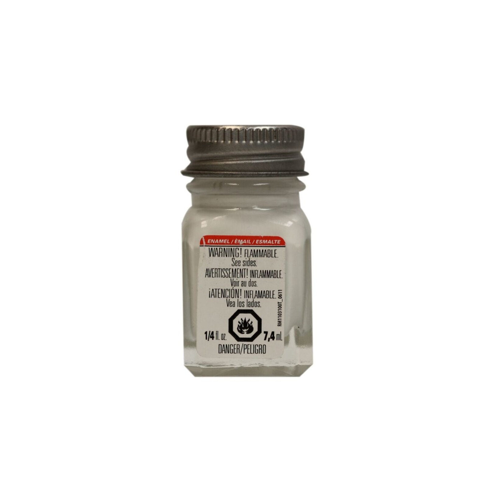 Testors 1168TT - Enamel 1/4 oz - Flat White