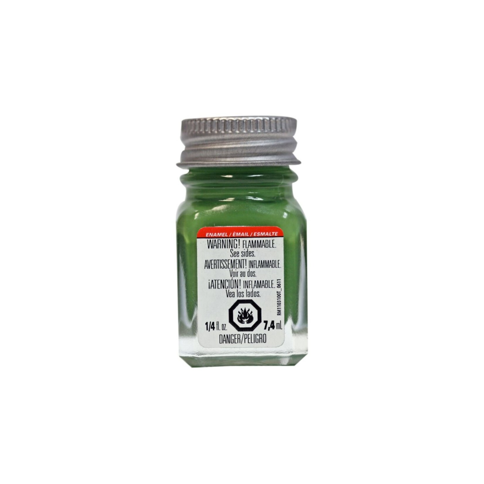 Testors 1164TT - Enamel 1/4 oz - Flat Green