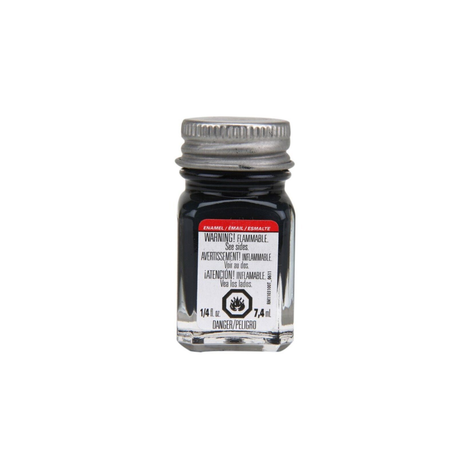Testors 1198TT - Enamel 1/4 oz - Gun Metal
