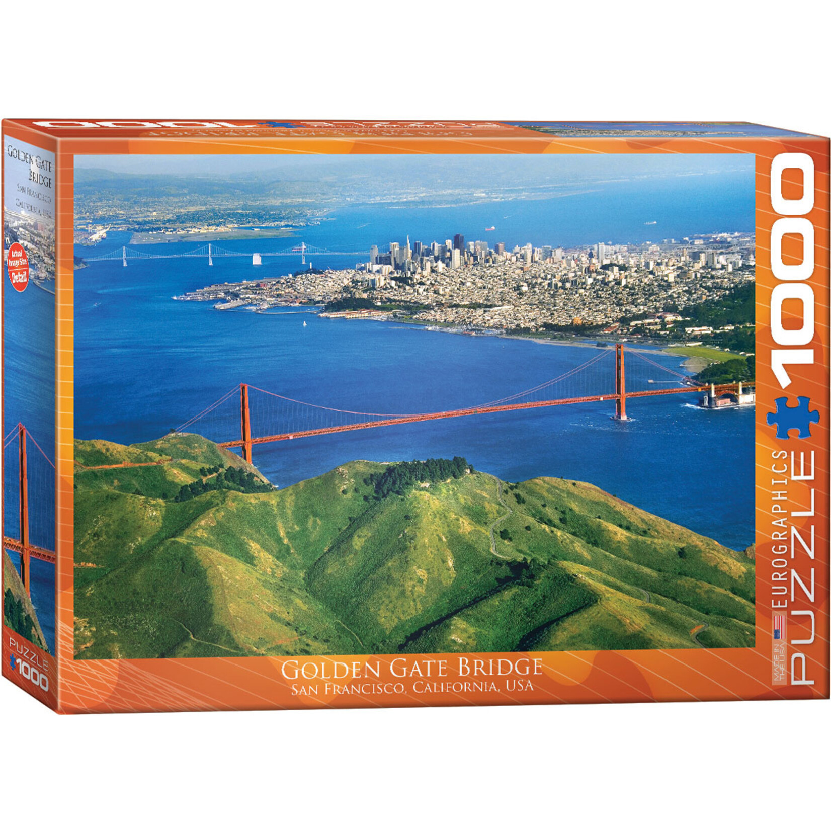 Eurographics Golden Gate Bridge, San Francisco - 1000 Piece Puzzle