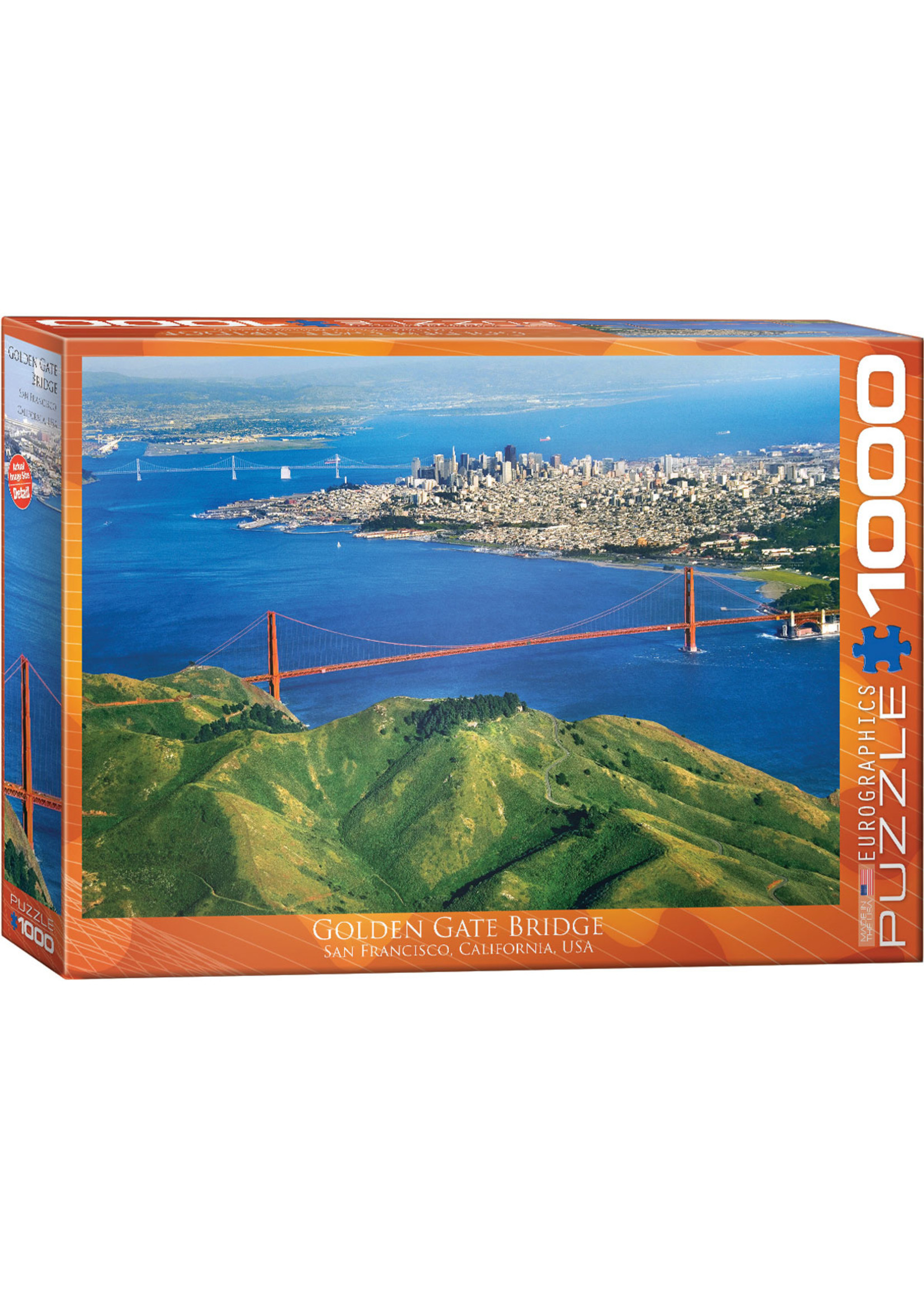 Eurographics Golden Gate Bridge, San Francisco - 1000 Piece Puzzle