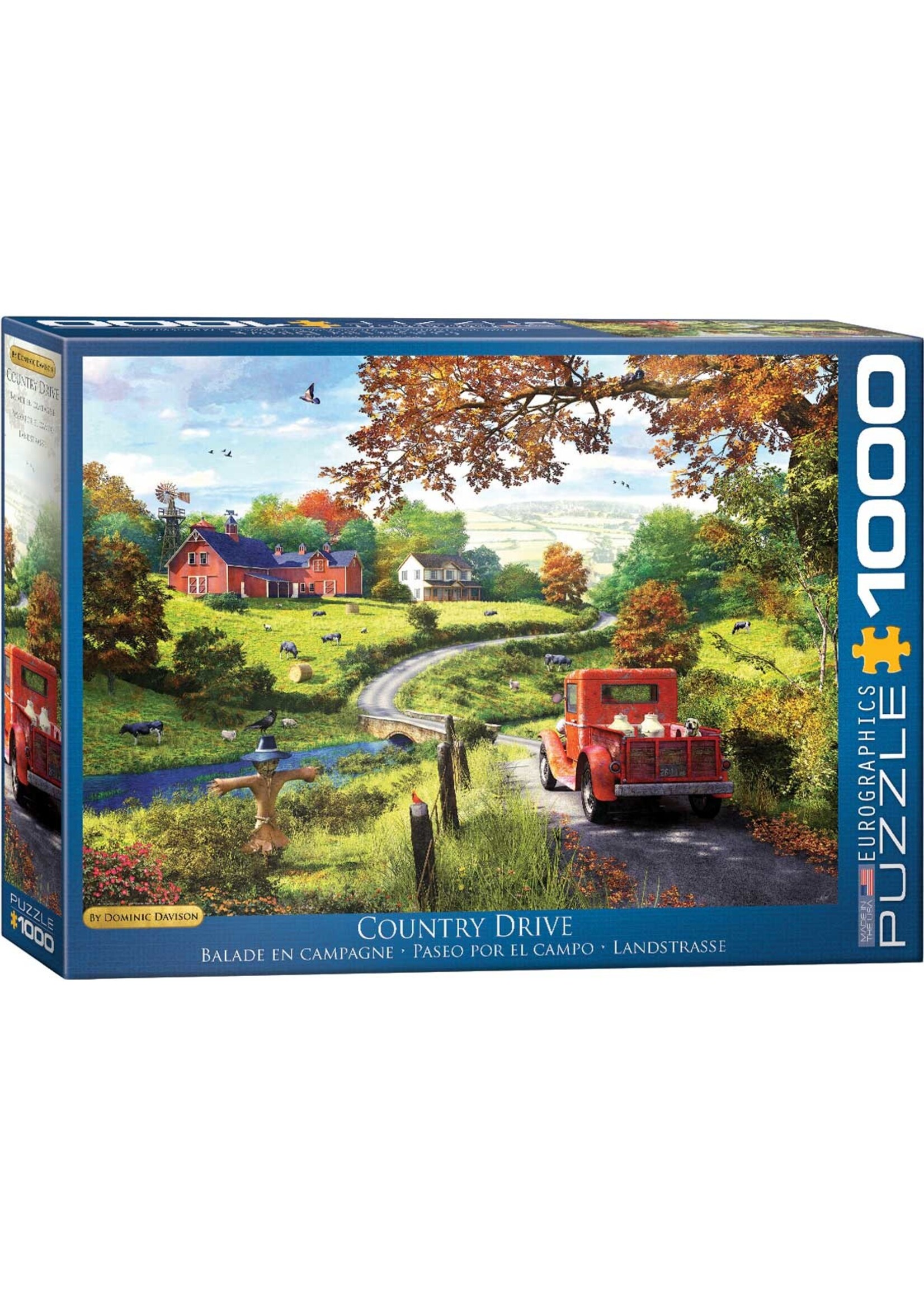 Eurographics Country Drive - 1000 Piece Puzzle