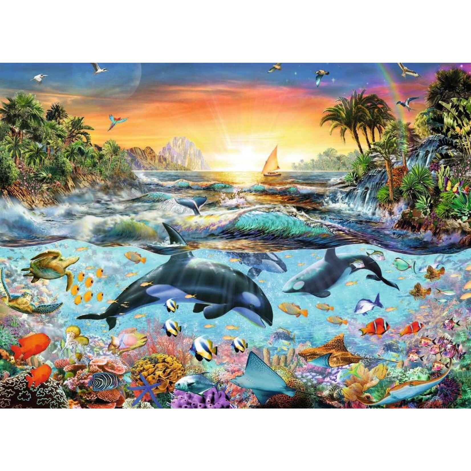 Ravensburger Orca Paradise - 200 Piece Puzzle