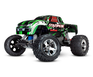 green monster truck toy