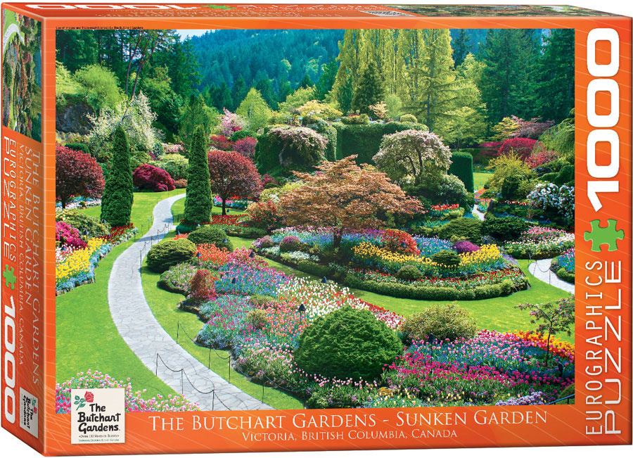 Butchart Gardens - Sunken Garden - 1000 Piece Puzzle