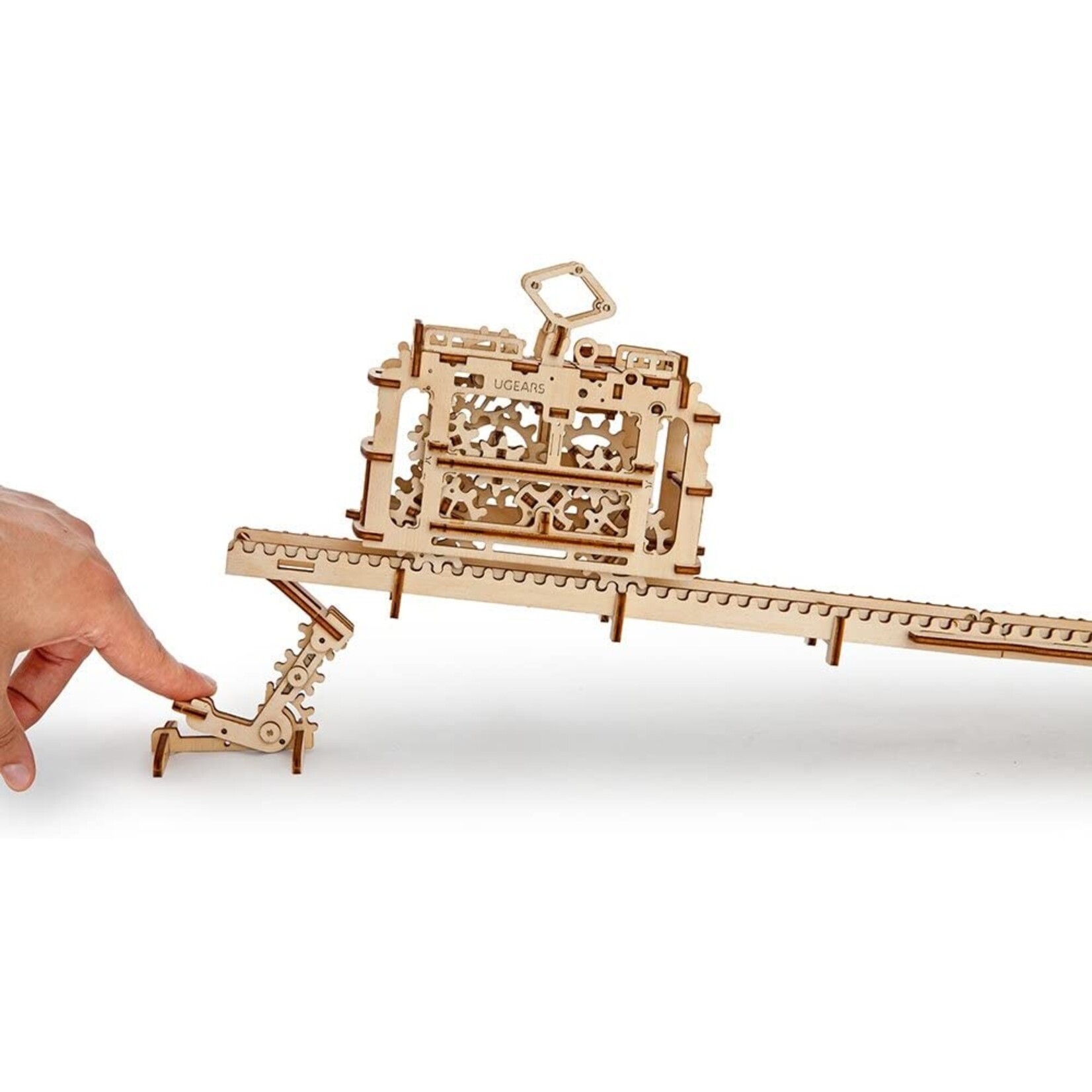 UGears Tram on Rails