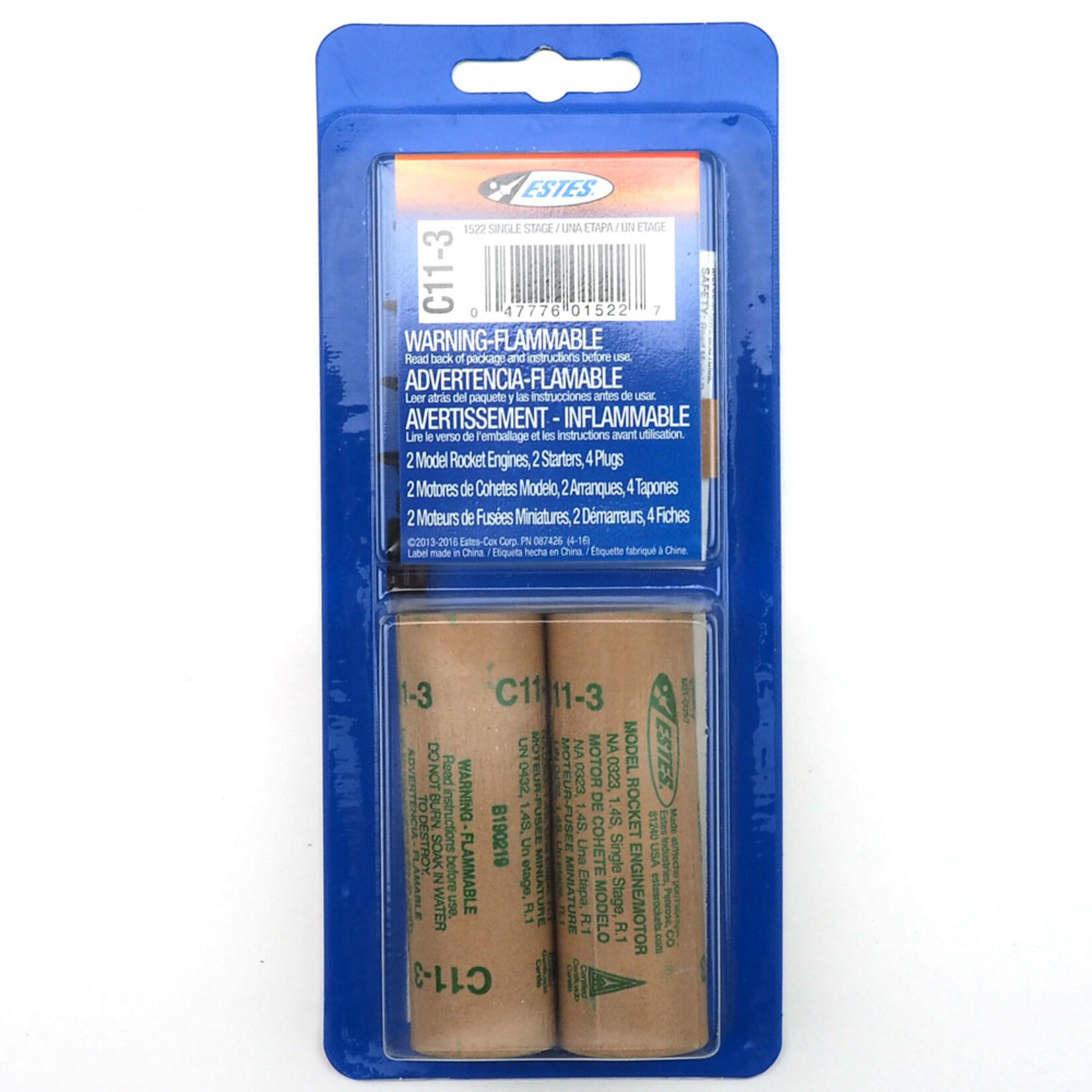 Estes C11-3 Standard Engine - 1522