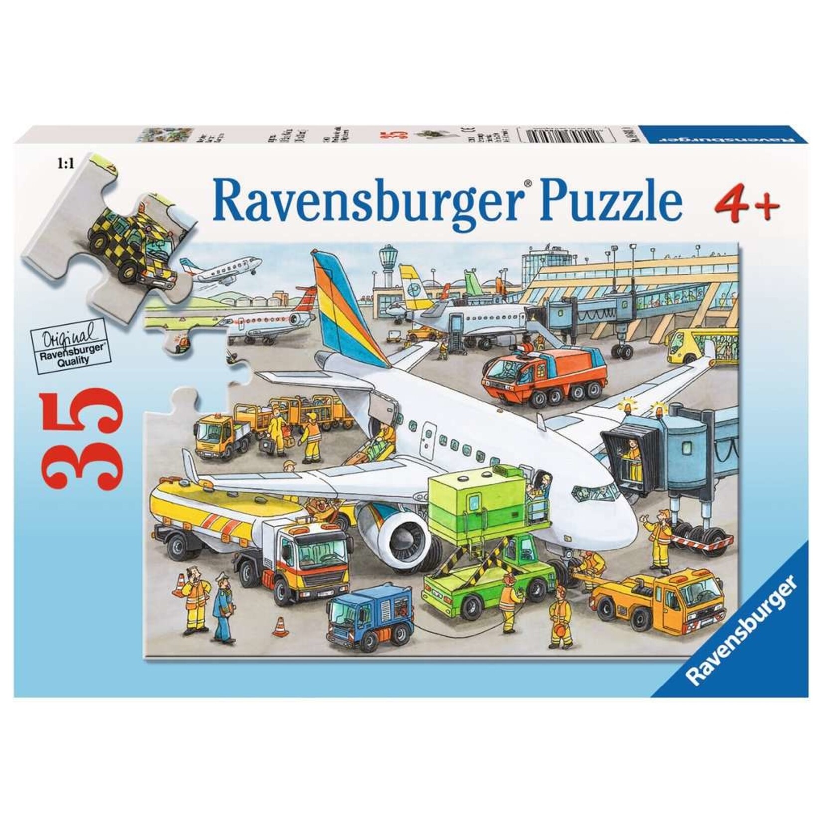 Ravensburger Busy Airport - 35 Piece Puzzle