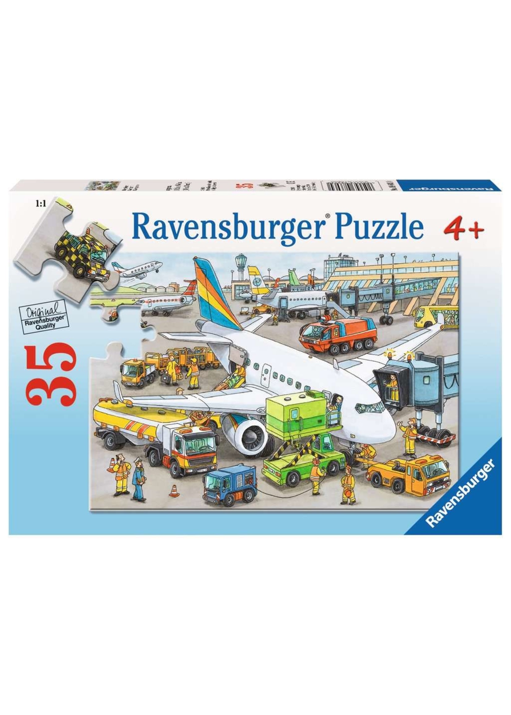 Ravensburger Busy Airport - 35 Piece Puzzle