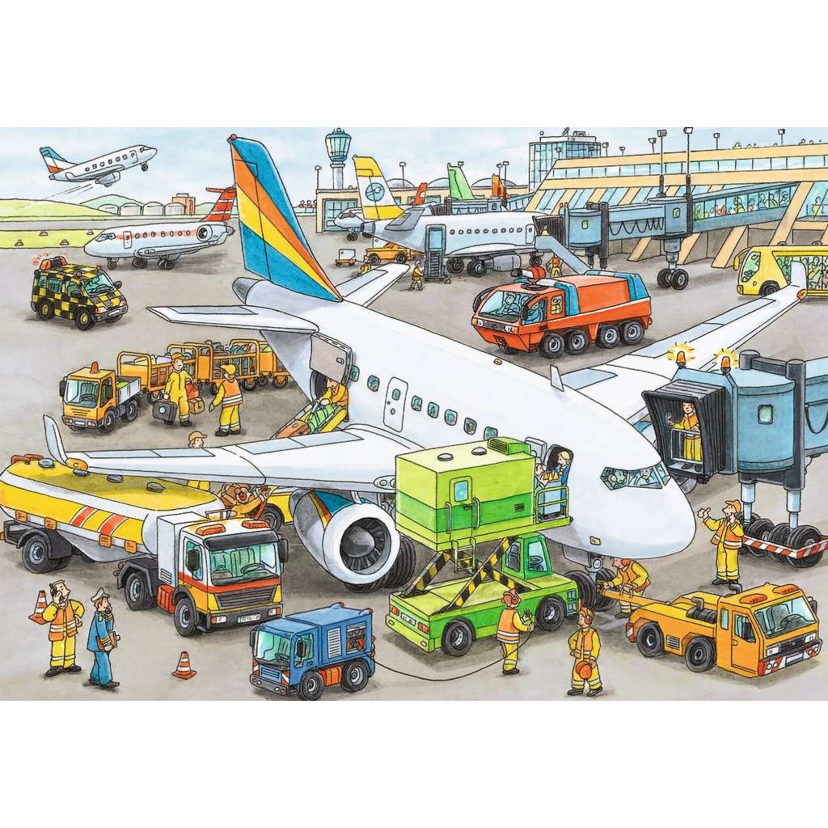 Ravensburger Busy Airport - 35 Piece Puzzle