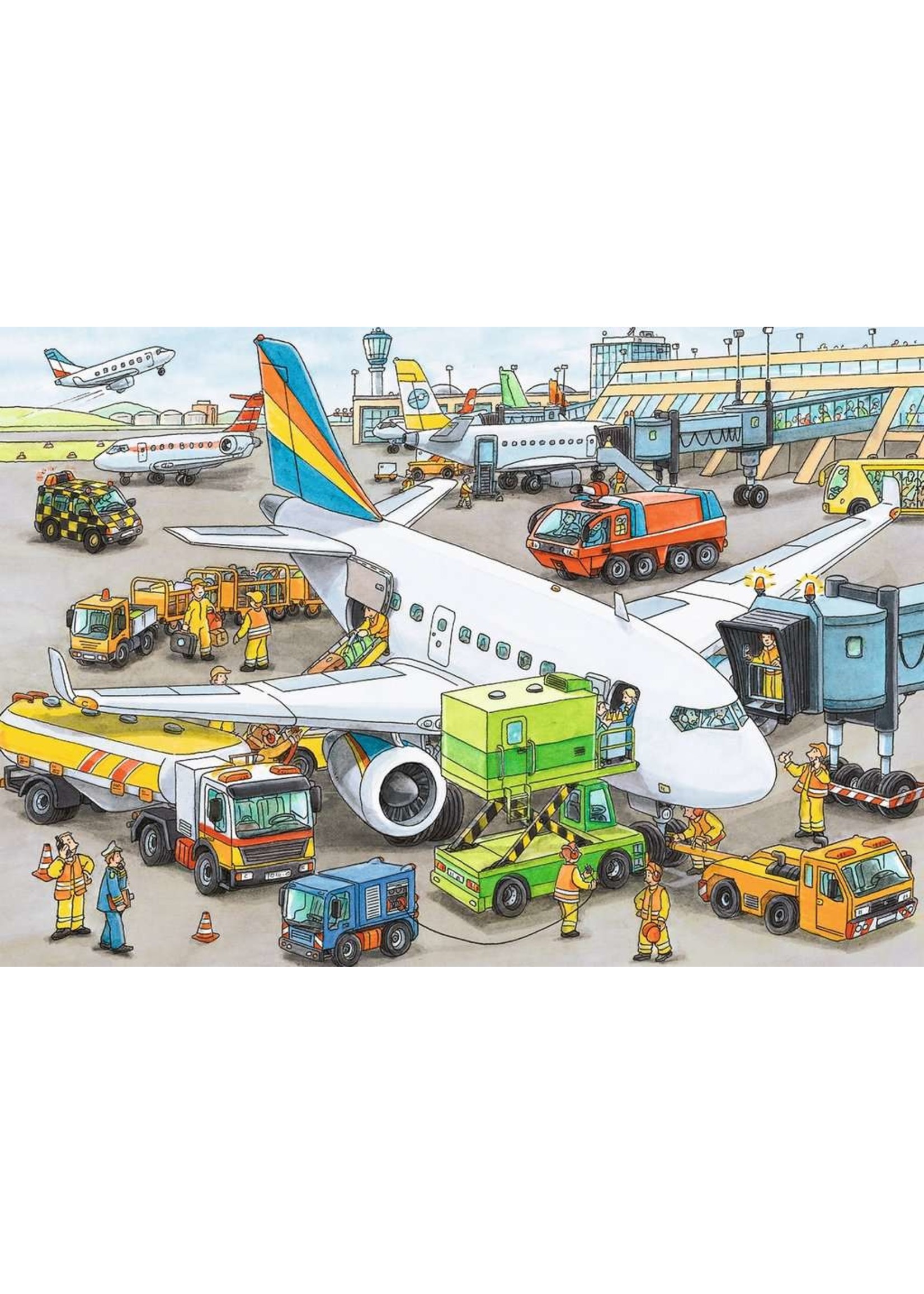 Ravensburger Busy Airport - 35 Piece Puzzle