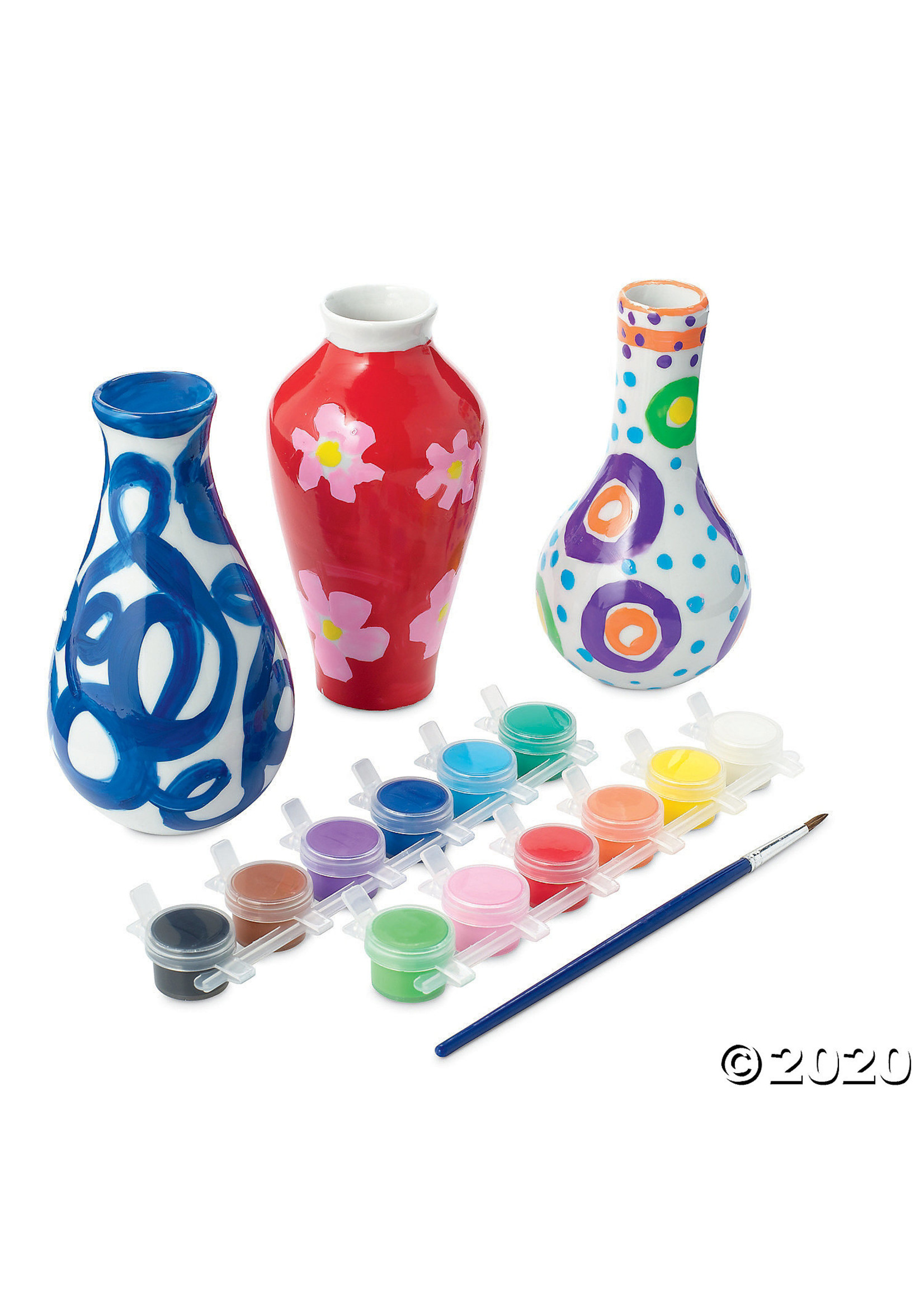 Mindware Paint Your Own: Porcelain Vases