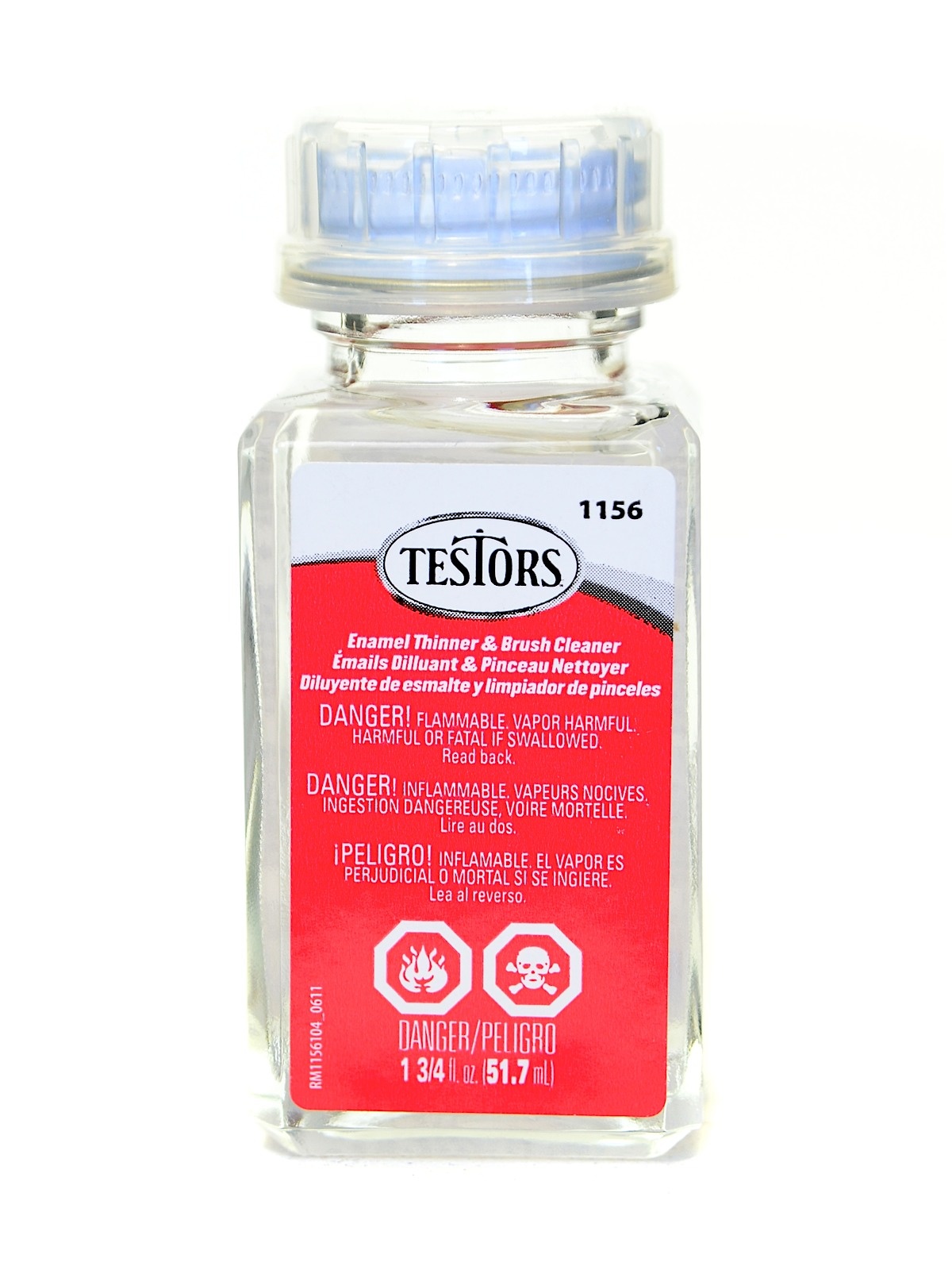 1156 All-Purpose Enamel Paint - 1-3/4oz 51.8mL Bottle - Thinner