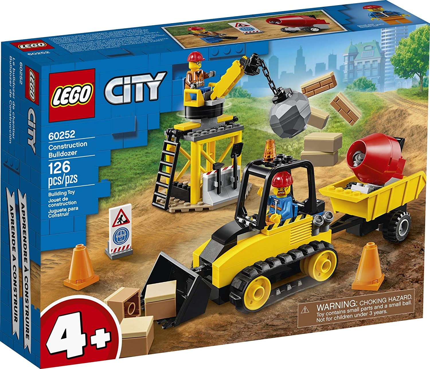 small toy bulldozer