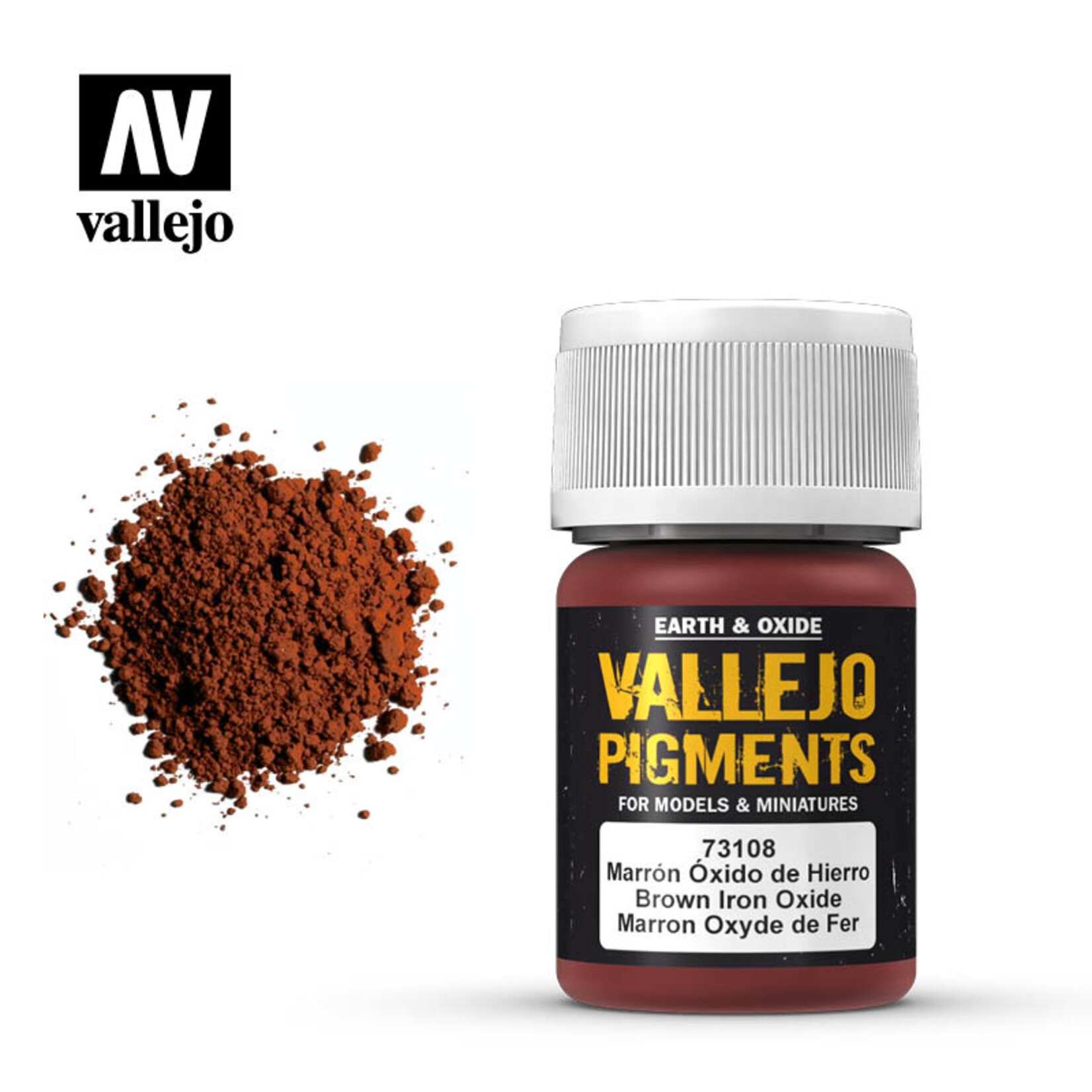 Vallejo 73108 - Brown Iron Oxide Pigment