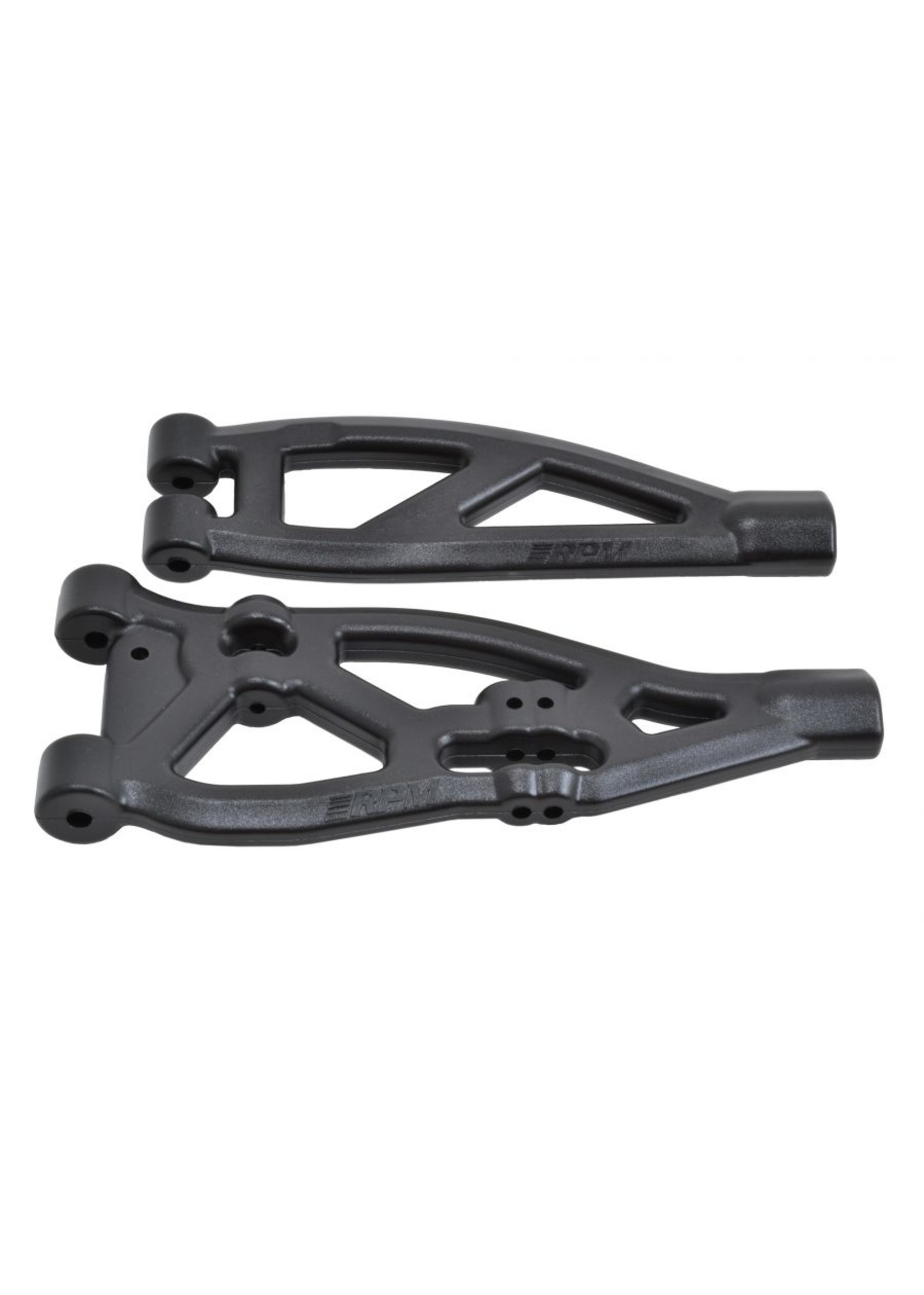 RPM 81482 - Front Upper/Lower A-arms for 6S versions of ARRMA Kraton, Talion & Outcast - Black