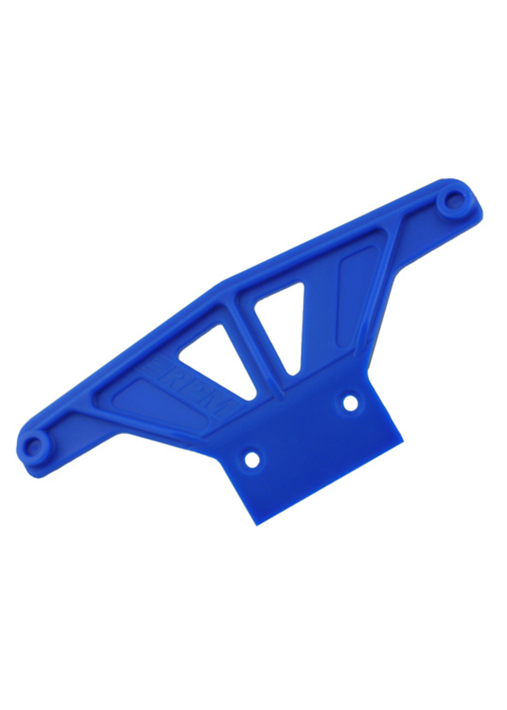 RPM 81165 - Wide Front Bumper for Traxxas Rustler, Stampede & Bandit - Blue