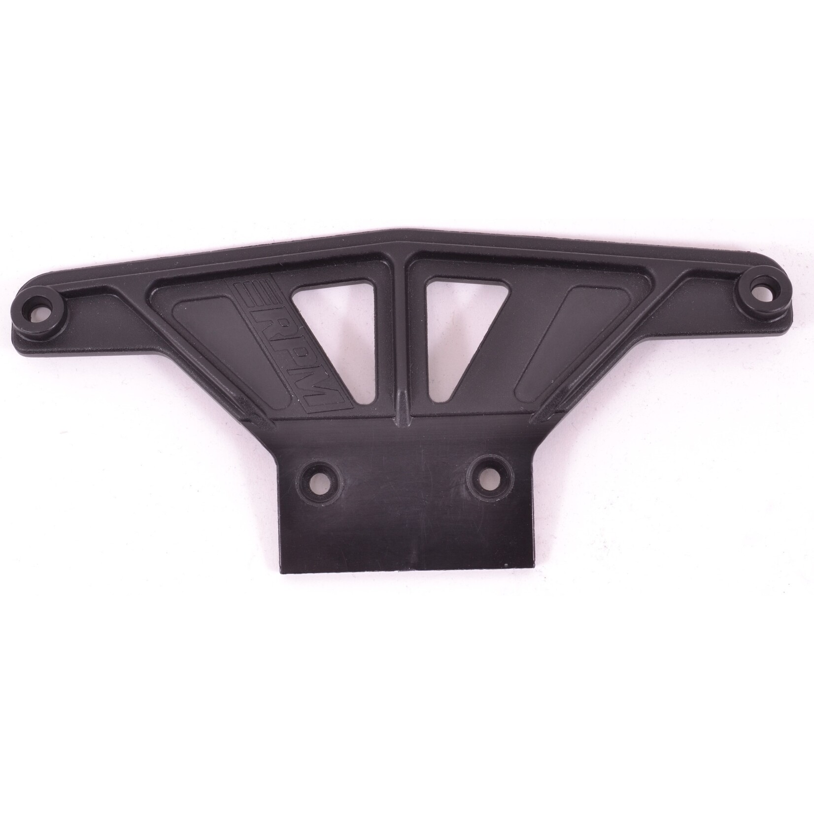RPM 81162 - Wide Front Bumper for Traxxas Rustler, Stampede & Bandit - Black
