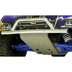 RPM 80953 - Front Bumper & Bumper Skid Plate for Traxxas Slash 2WD - Chrome