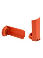 RPM 80438 - Shock Shaft Guards for Traxxas X-Maxx - Orange