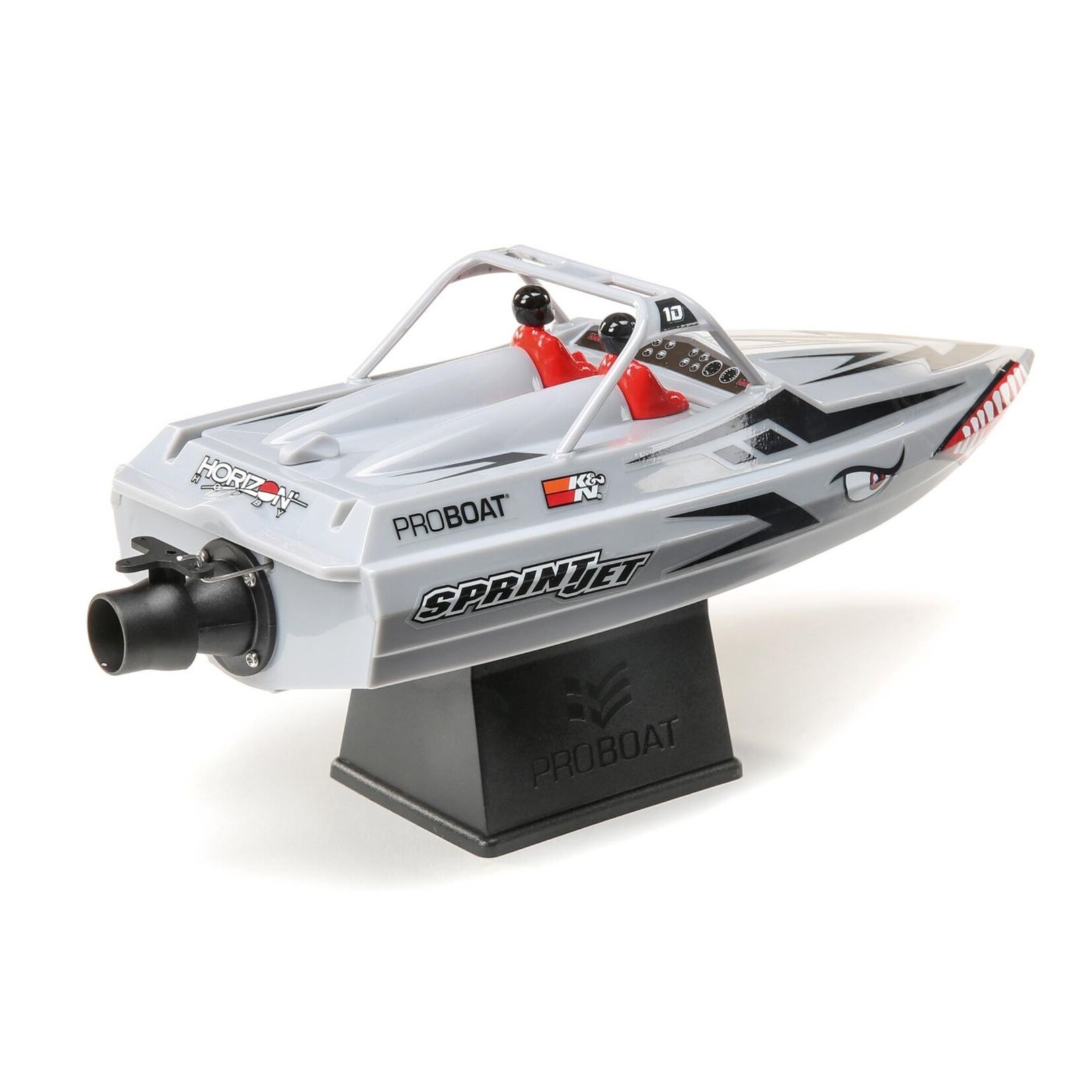 Pro Boat 8045T1 - Sprintjet 9" Self-Righting Jet Boat Brushed RTR - Silver