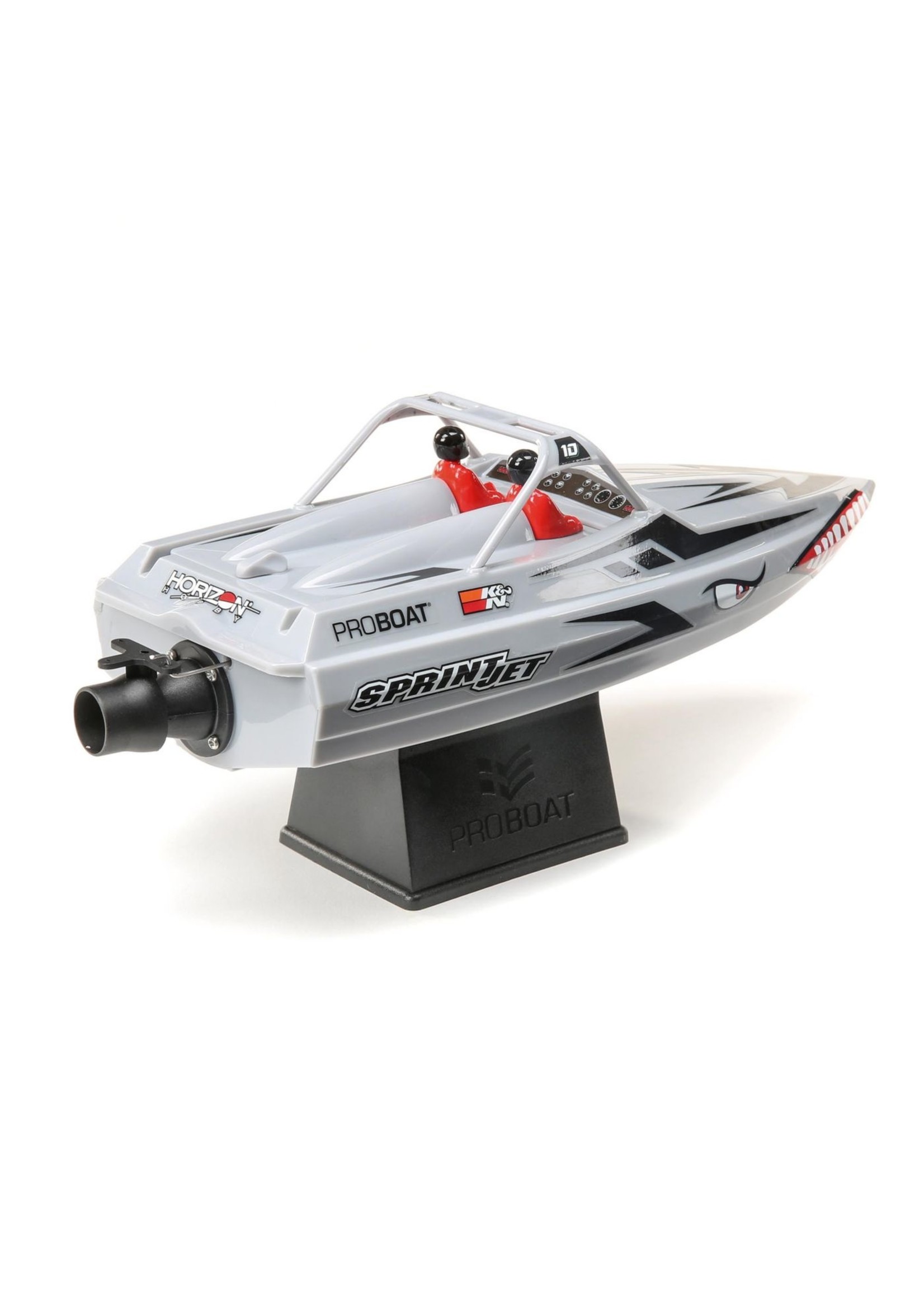 Pro Boat 8045T1 - Sprintjet 9" Self-Righting Jet Boat Brushed RTR - Silver