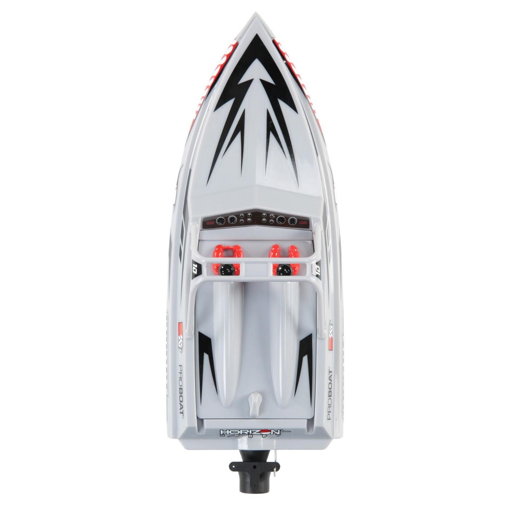Pro Boat 8045T1 - Sprintjet 9" Self-Righting Jet Boat Brushed RTR - Silver