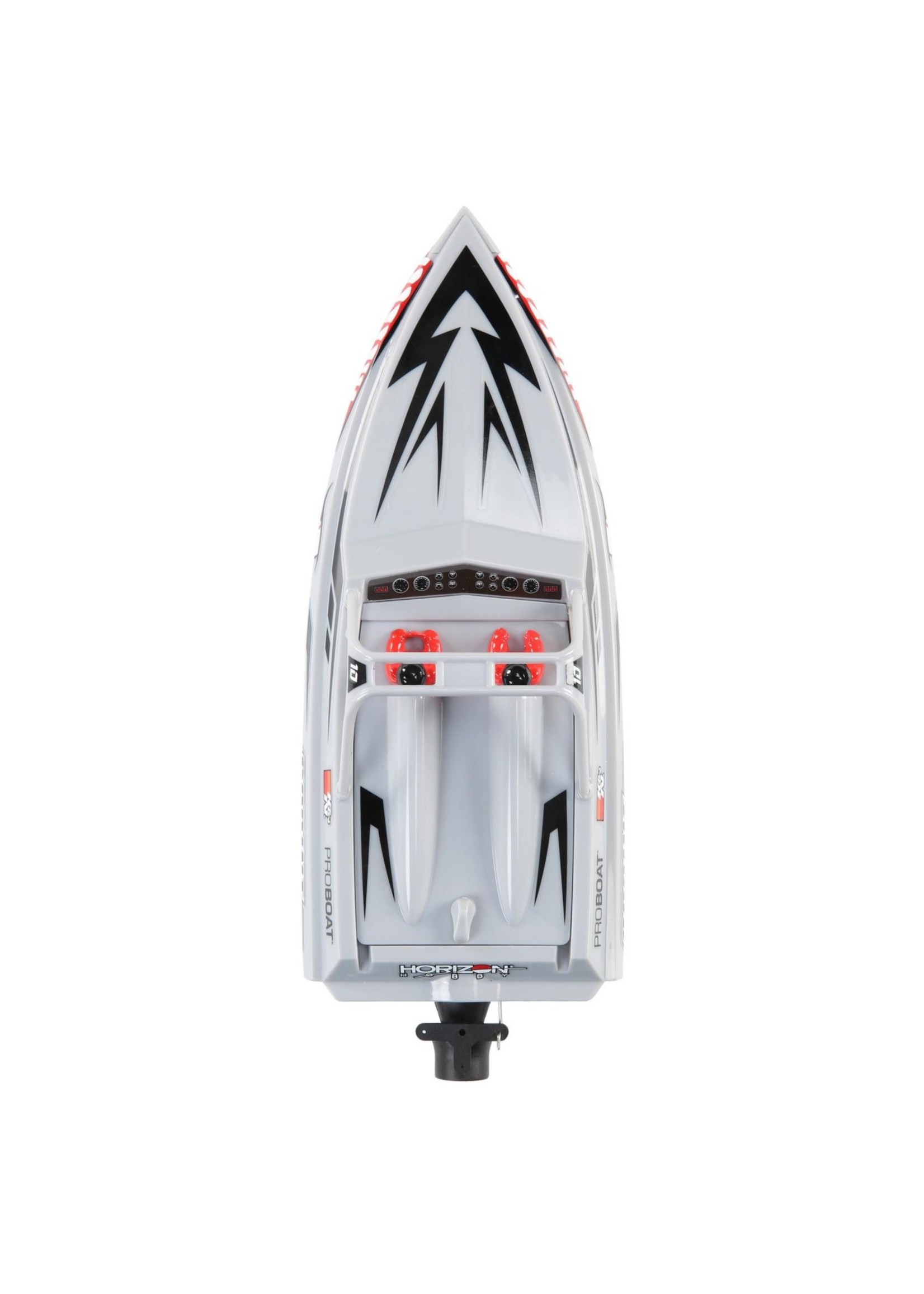 Pro Boat 8045T1 - Sprintjet 9" Self-Righting Jet Boat Brushed RTR - Silver