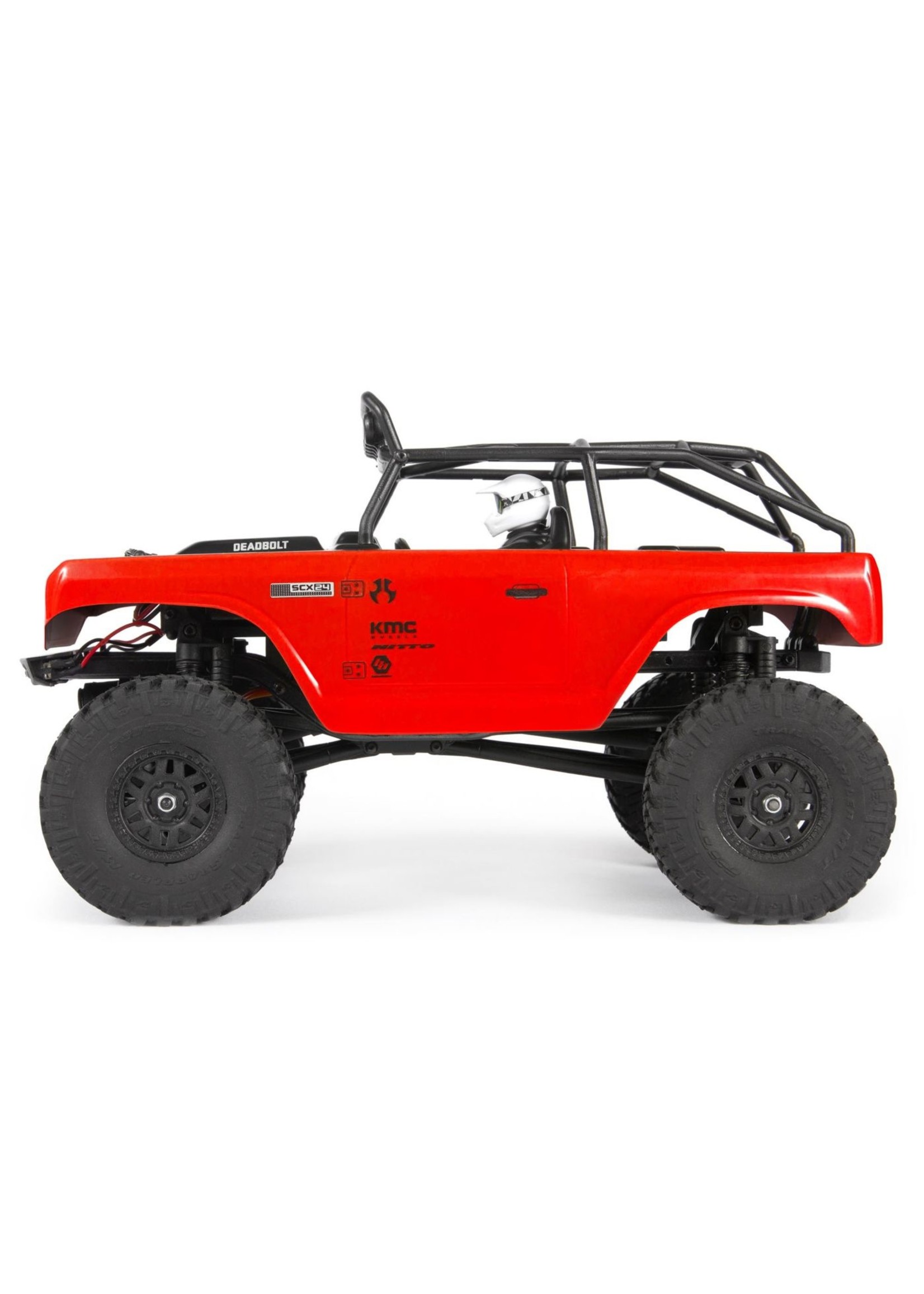 Axial 1/24 SCX24 Deadbolt 4WD Rock Crawler Brushed RTR - Red