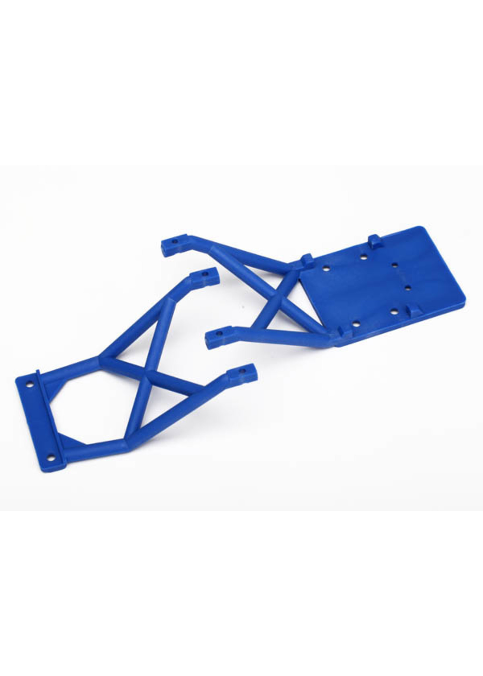 Traxxas 3623X - Skid Plates, Front & Rear - Blue