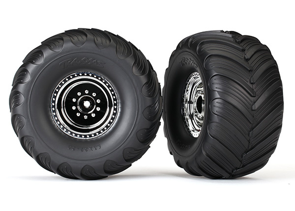 3665X - Chrome Wheels / Terra Groove Dual Profile Tires