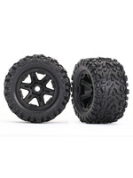 Traxxas 8672 - Black Wheels / Talon EXT Tires