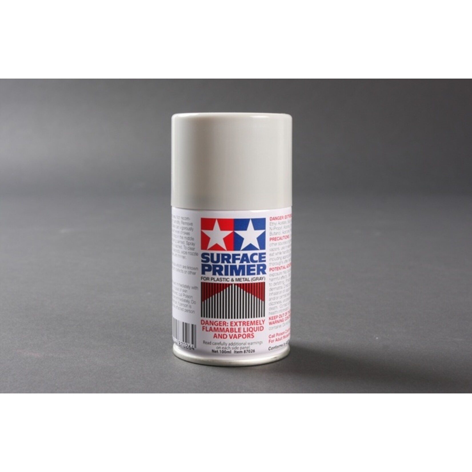 Tamiya 87026 - Surface Primer Gray 100ml Spray Can