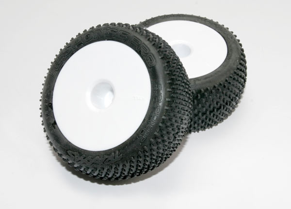 7175 - White Dished 2.2" Wheels / Response Pro Tires