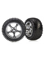 Traxxas 2470R - Tracer 2.2" Chrome Wheels / Alias Tires