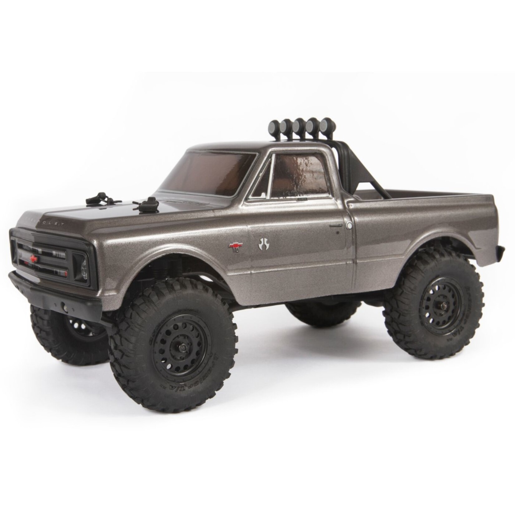 Axial 1/24 SCX24 1967 Chevrolet C10 4WD Truck Brushed RTR - Dark Silver