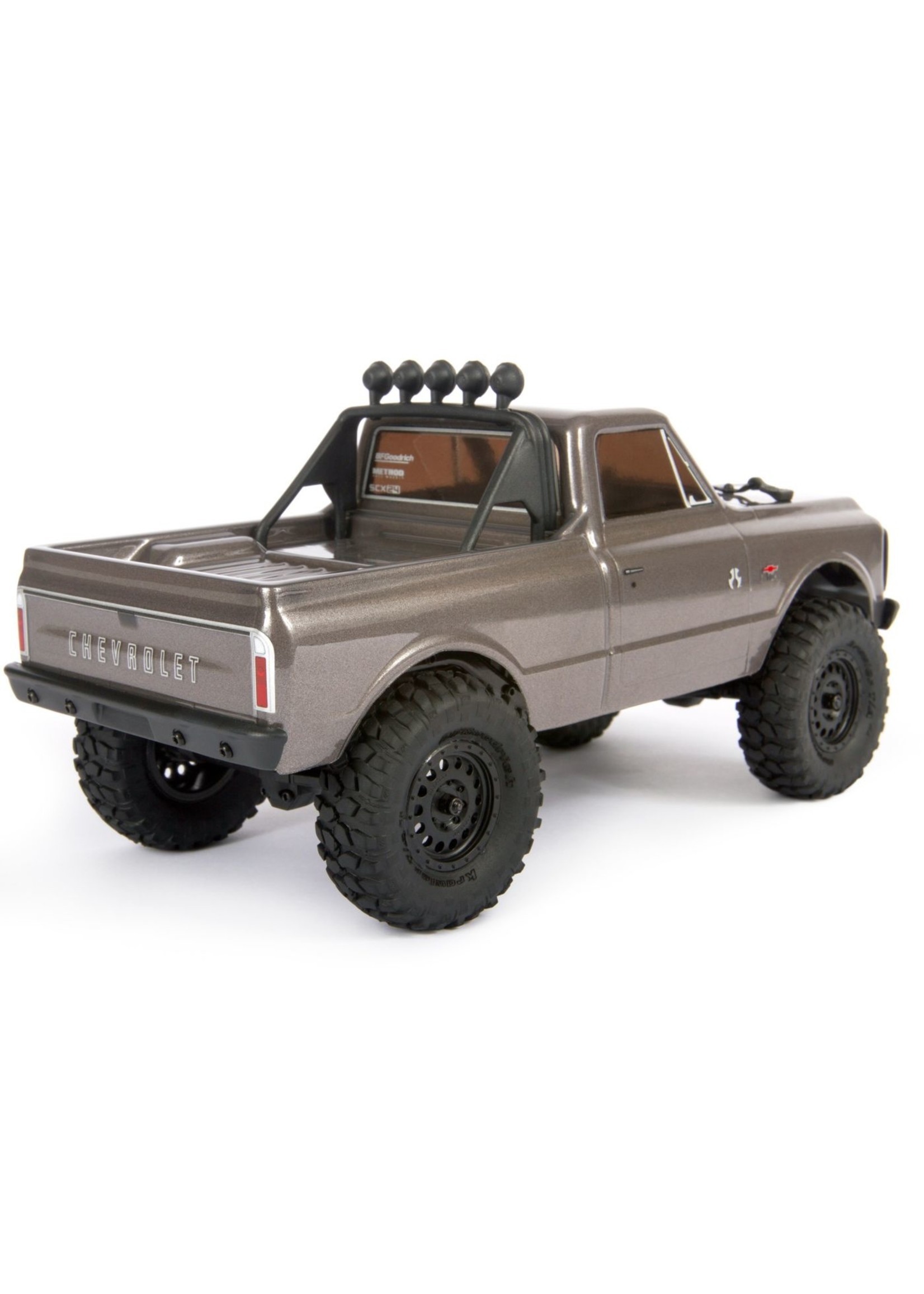 Axial 1/24 SCX24 1967 Chevrolet C10 4WD Truck Brushed RTR - Dark Silver