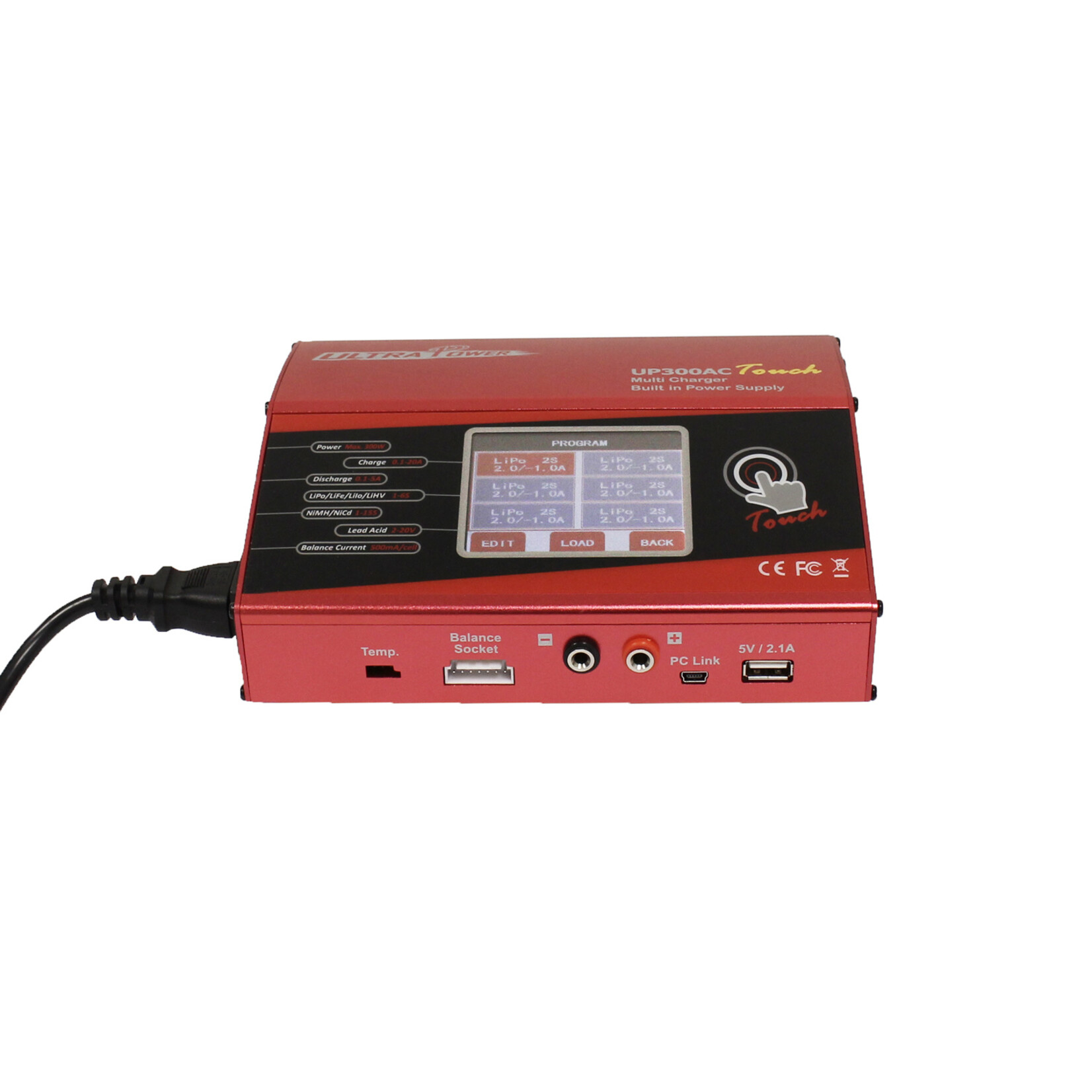 Ultra Power UP300AC Touch 300W Multi- Chemistry AC/DC Charger