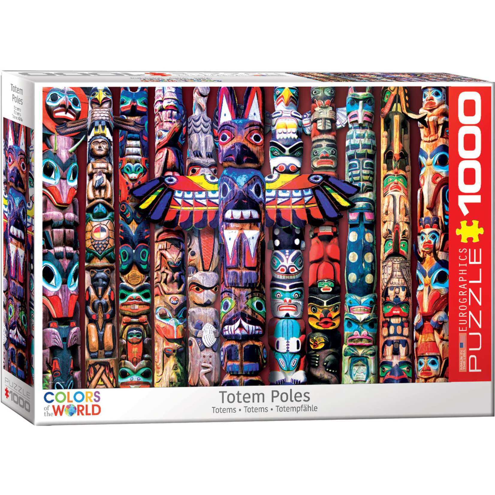 Eurographics Totem Poles - 1000 Piece Puzzle